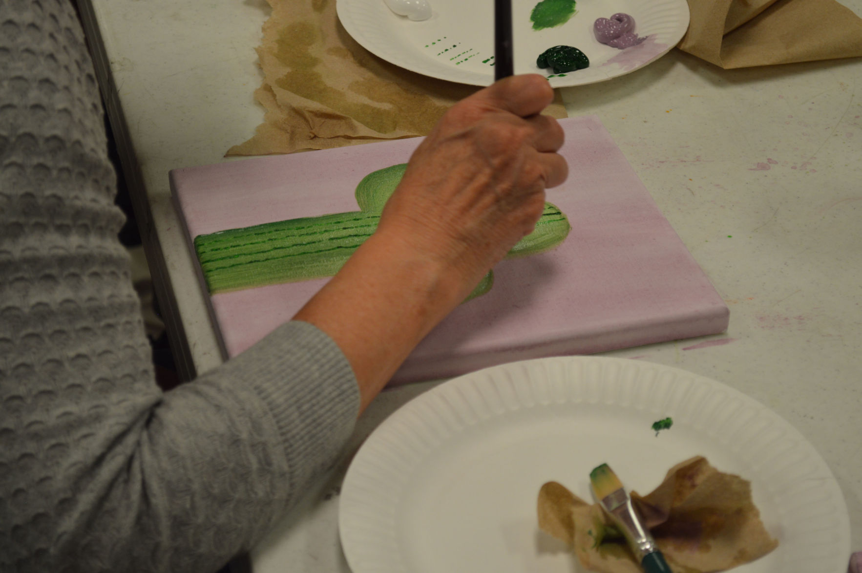 Paint nite at Bookmans offers fun and art for all